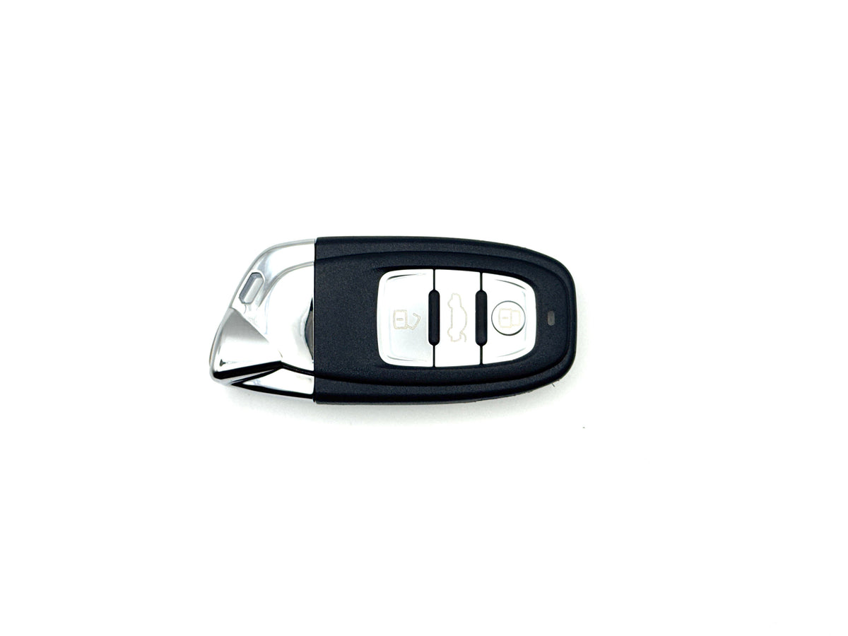 Lamborghini key fob on a white background close up

