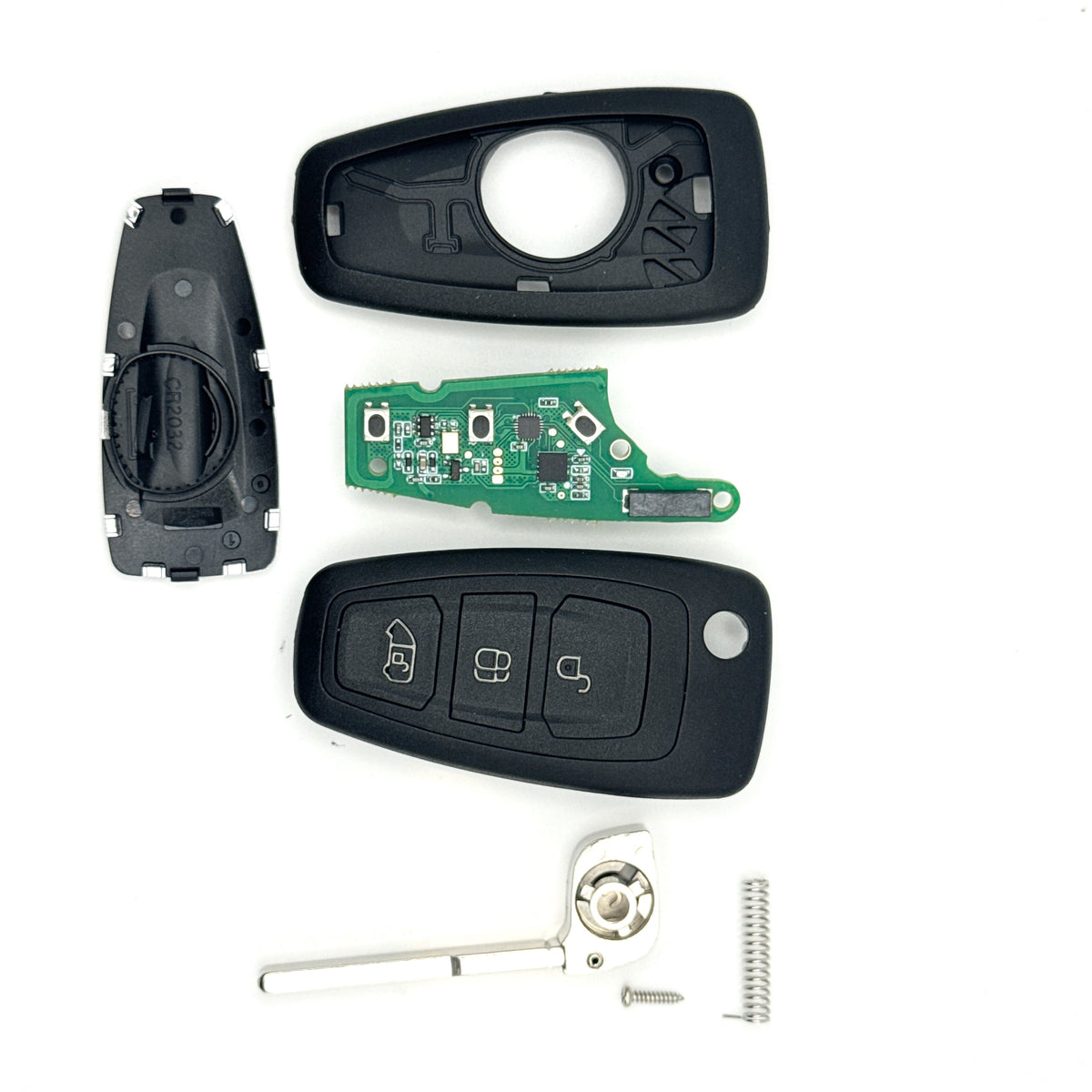 Ford Transit 3 Button Flip Key 433MHz ID49, image 3