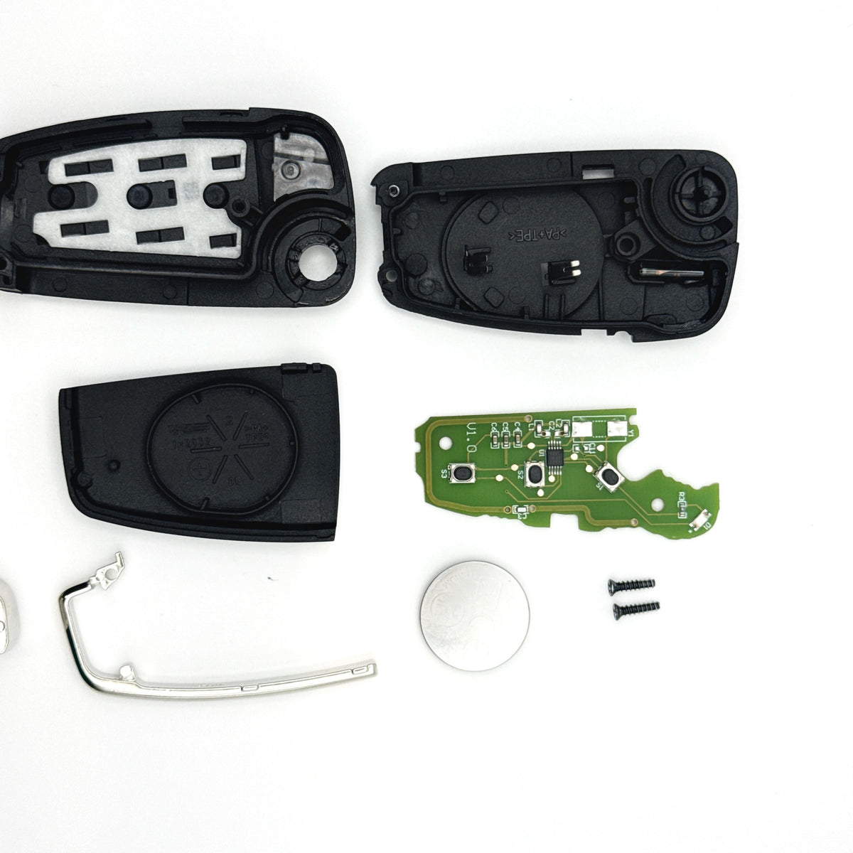 Audi 3 Button Flip Key 433MHz ID48, image 9